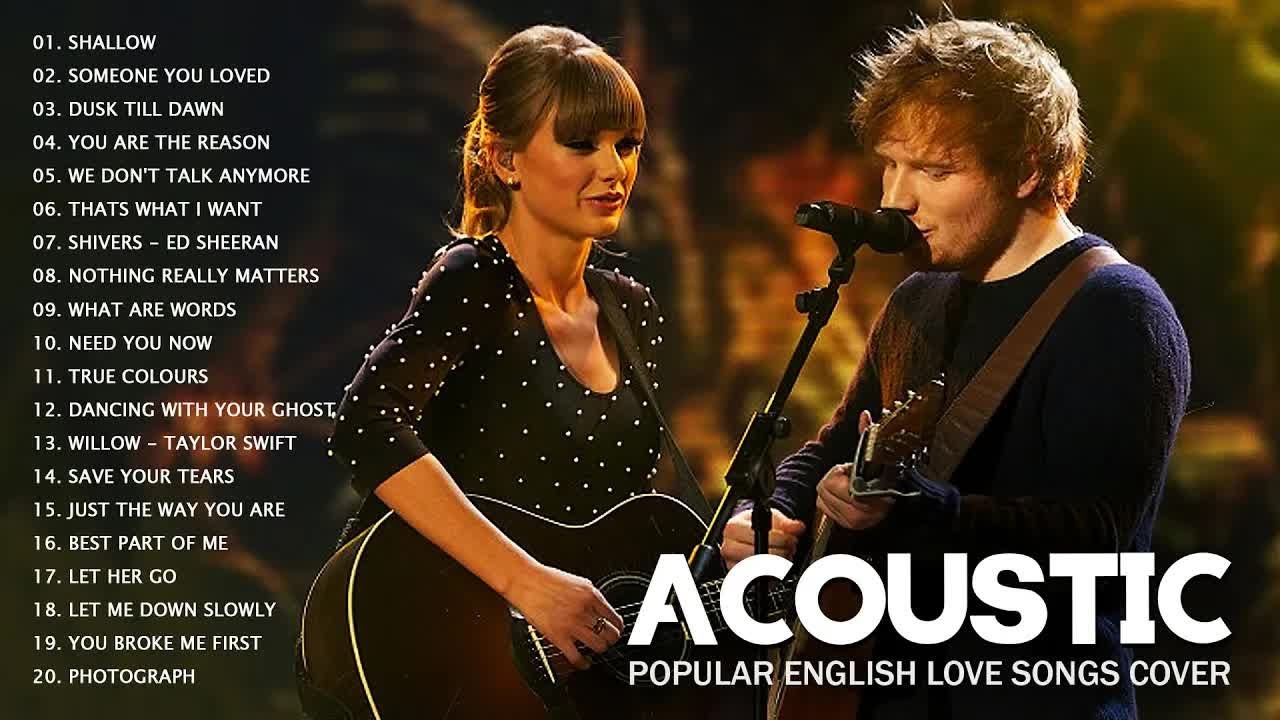 Acoustic 2023  The Best Acoustic Covers of Popular Songs 2023   English Love Songs Cover 