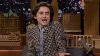 Timothée Chalamet Meeting Angelina Jolie & Jennifer Aniston Back to Back Blew His Mind