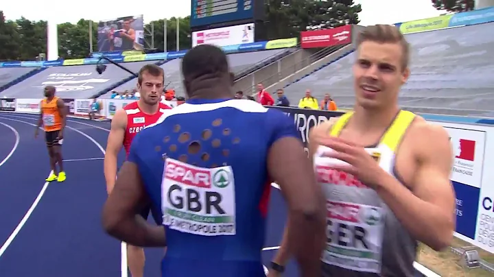 HARRY AA WINS Men's 100m Final - European Athletic...