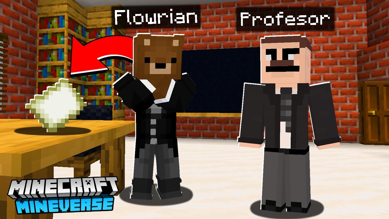 Minecraft Minverse Prima ZI DE SCOALA de pe Minecraft Mineverse! - YouTube