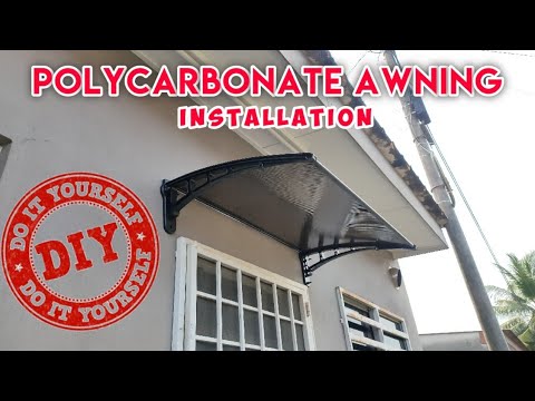 Video: Polycarbonate Awnings Hauv Lub Tshav Puam Ntawm Lub Tsev Ntiag Tug (43 Duab): Zoo Nkauj Ob-qib Thiab Lwm Qhov Awnings. Yuav Ua Li Cas Kom Lawv Koj Tus Kheej Raws Li Cov Duab Kos?