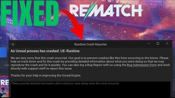 How To Fix Rematch An Unreal Process Has Crashed (2025, Step By Step Guide)