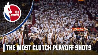 The Most Clutch Shots In Nba Playoffs History Nba Today