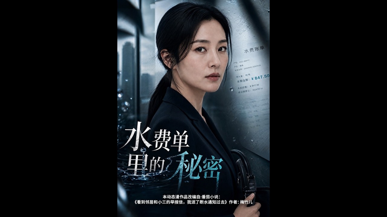 💥【一口氣看完】《水費單裡的秘密》#短劇 #AI短劇 #逆襲 #drama #爽劇 #鯊魚先生🦈