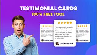 I discovered a free tool you can use to beautify your customer's testimonials for FREE.