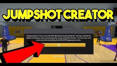 NBA2K20 - HOW TO UNLOCK CUSTOM JUMPSHOT CREATOR *UPDATED*