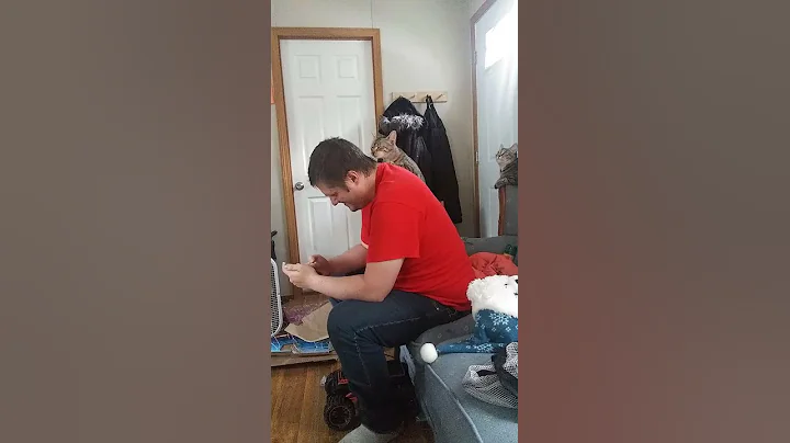 my boyfriend and our kitten