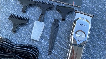 Phần 1 : Review chân thực nhất về tông đơ cắt tóc, chấn viền, cạo râu VGR _ 071 test thực tế 