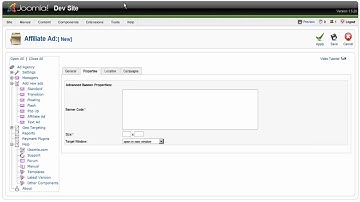 How to add an affiliate banner to your Joomla site