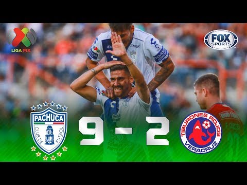 Pachuca - Veracruz [9-2] | GOLES | Jornada 14 | Liga MX
