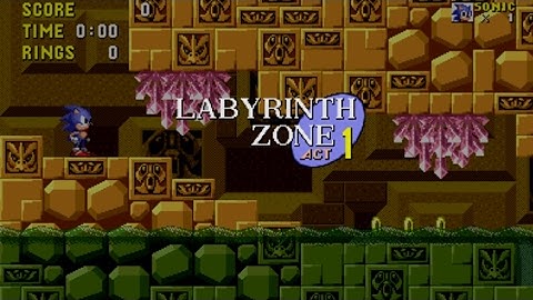 Sonic the Hedgehog Mobile Walkthrough Labyrinth Zone Act 1