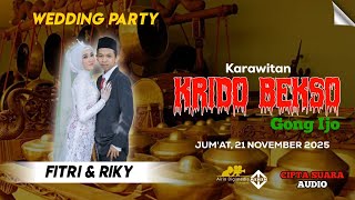 Download Lagu WEDDING FITRI SETIAWATI \u0026 RIKY WIJAYANTO \ MP3