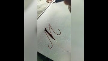 Madhav name calligraphy ❤️ #shortsfeed #art #cursivewriting #youtubeshorts