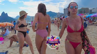 Ipanema Beach 🇧🇷 Rio de Janeiro Brazil 2024 Walking Tour