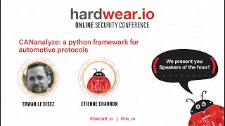 CANanalyze: a python framework for automotive protocols | Erwan Le Disez |  Etienne Charron