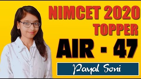 Winning strategy of Payal Soni AIR 47 NIMCET | Impetus Gurukul student NIMCET Result