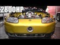 2800HP Supra 232MPH in 6 Seconds - Japanese Muscle Hemi Swap “Wasabi"