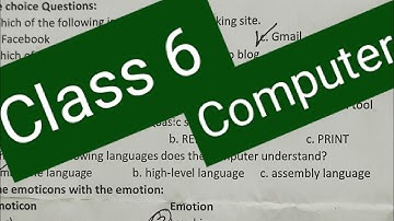 Class 6 computer science sample paper 2023#pseb #finalexam2023 #class 6