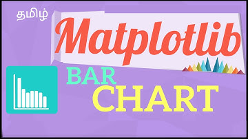 Matplotlib Tutorial 3 |  Bar Chart | How to make Bar Chart in Matplotlib? | Stacked BarChart | tamil