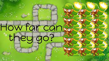 How far can a horde of 0-0-0 Mortar Monkeys survive?