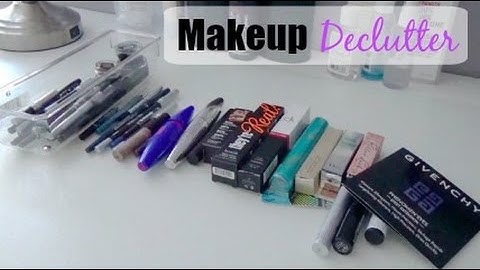 Makeup Collection Declutter | Eyeliner and Mascara