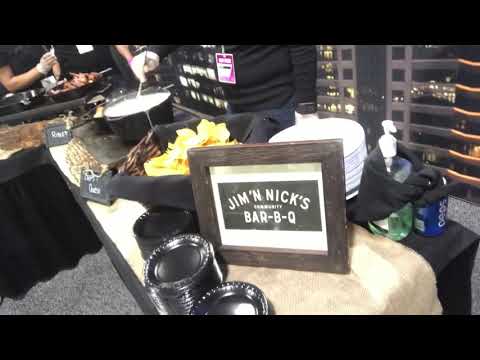 Jim N Nicks BBQ At Super Bowl Media Center Atlanta