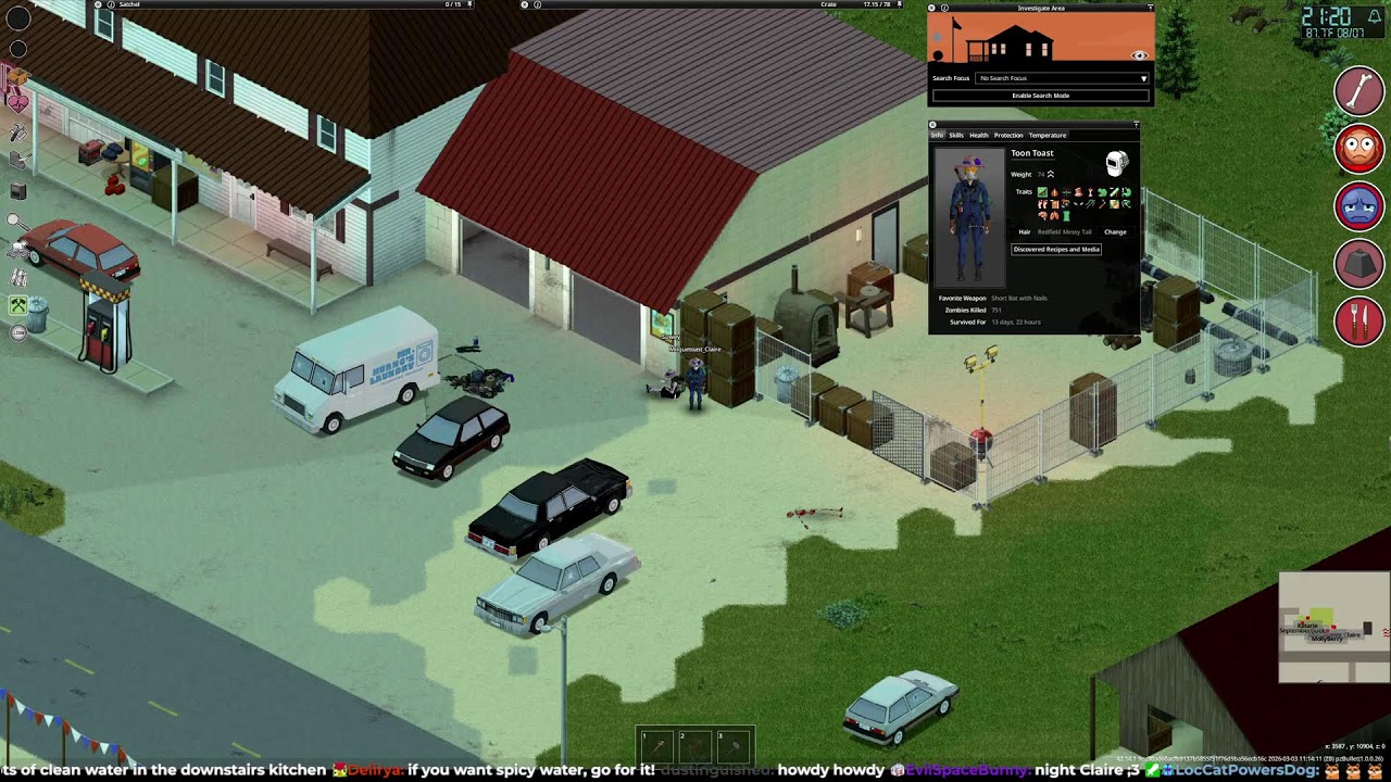 Project Zomboid Working on Short Blunt [WHmx16] | MP | 42.14.1