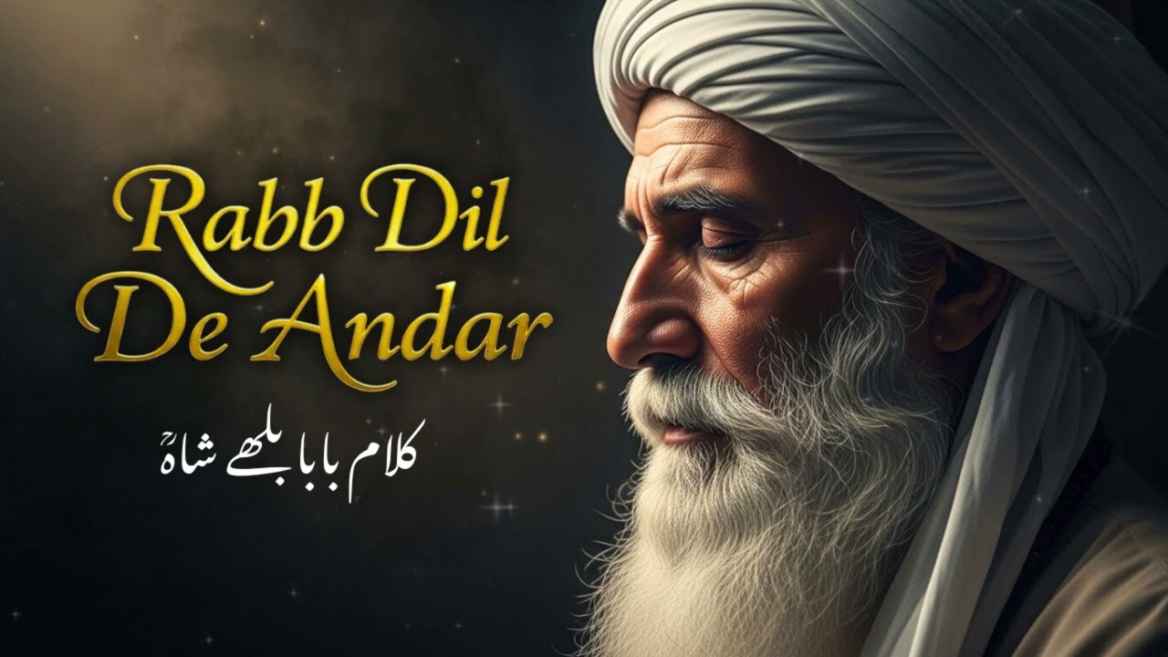 Rabb Dil De Andar ✨ | Baba Bulleh Shah Punjabi Sufi Kalam | Relaxing Sufi Music✨