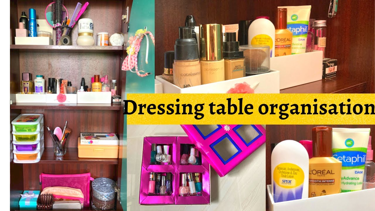 Dressing Table Organization & Tour | My Makeup Collection & Organization | My Vanity Tour