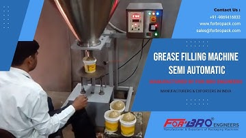 Grease Filling Machine semi automatic | Liquid Filling Machine | For Bro Engineers