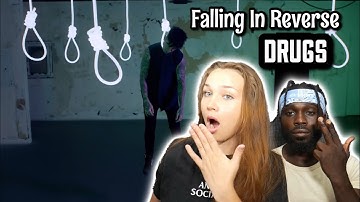 First Time Reacting To Falling In Reverse- ‘DRUGS’ || Hip Hop Fans React To Metal!