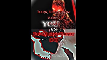 Dark Dimension Vader (SW) vs The Darkness Knight  #starwars   #dc   #dccomics  #starwarscomics