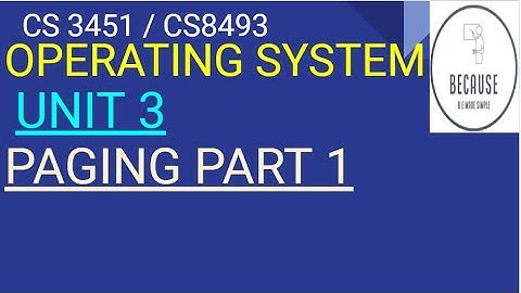 3.9 Paging Part 1 in Tamil