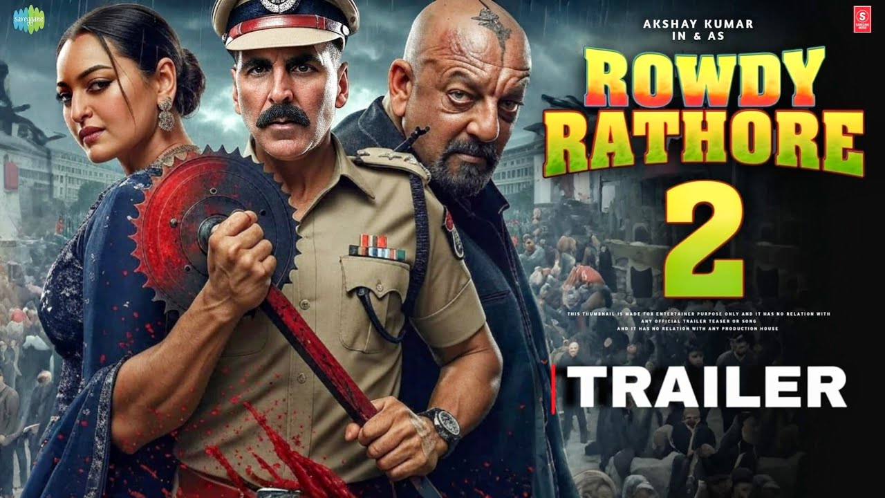 Rowdy Rathore 2 - Official Trailer | Akshay Kumar | Sonakshi Sinha ...