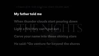 The Nights - Avicii (Lukas Larsson & Viktor Rosberg Acoustic Cover) LYRIC VIDEO