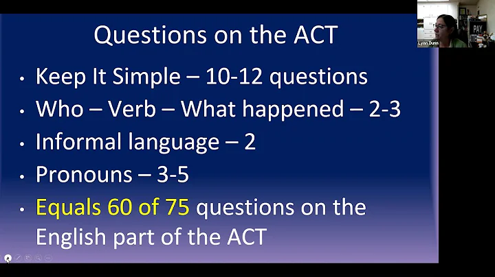 TA-Live! Keep Moving Forward: Test Taking Strategies for Improving ACT Scores in English & Writing