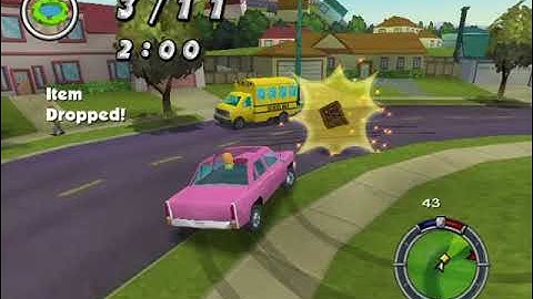 The Simpsons Hit & Run | Sunday Drive Level 1 Completed
