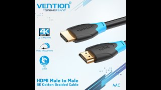 Vention Kabel HDMi Male To Male ukuran 0.5m-2m