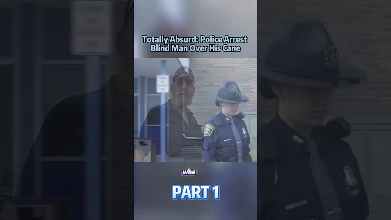 Police Arrest Blind Man Over His Cane Bodycam Footage 