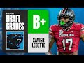 2024 nfl draft grades panthers select xavier legette no 32 overall  cbs sports