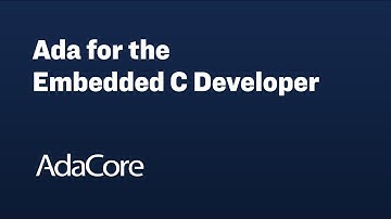 Ada for the Embedded C Developer
