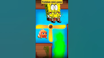 Fishdom mini game | Save the fish | Fishdom ads #shorts #youtubeshorts #shortsvideo #gaming #fishdom