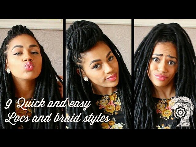 HOW TO STYLE 30” FAUX LOCS 8+ WAYS, QUICK & EASY