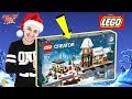 Папа Роб: сборка новогодней станции #LEGO CREATOR EXPERT 10259 и волшебного автобуса! Часть 1 13+