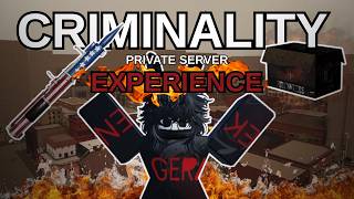 Criminality: PS SERVER EXPERIENCE | #roblox