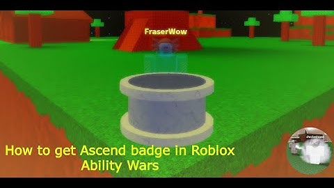 How to get the Ascend badge in Roblox Ability Wars (short video)