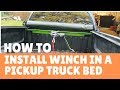 How to Install a Winch in a Pickup Truck Bed