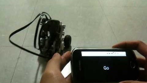 Controlling a LegoMindstorm with a Galaxy A (Android phone)