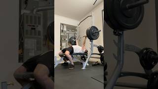 225lbs Rverse grip 2x2 #benchpress #reversegripbench #fitnessfun  #lifting #bench
