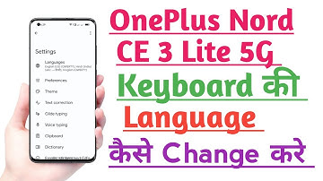 OnePlus Nord CE 3 Lite 5G How to Change Language in keyboard | Keyboard ki Language Change kare